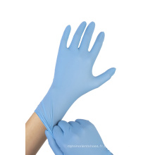 Gants de nitrile sans poudre médicale en gros de la poudre médicale